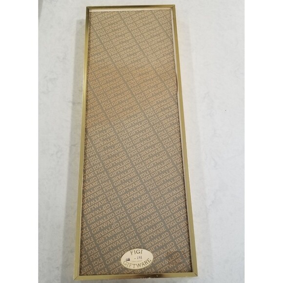 Figi Giftware abalone and gold shells display box wall decor 4 in 1 vintage - Picture 9 of 12